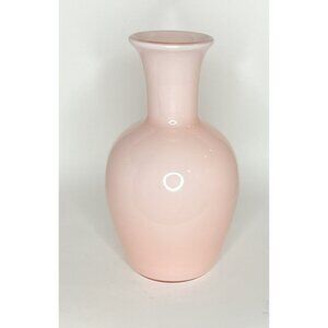 Laslo for Mikasa Japan Light Pink Glass Art Decor Vase